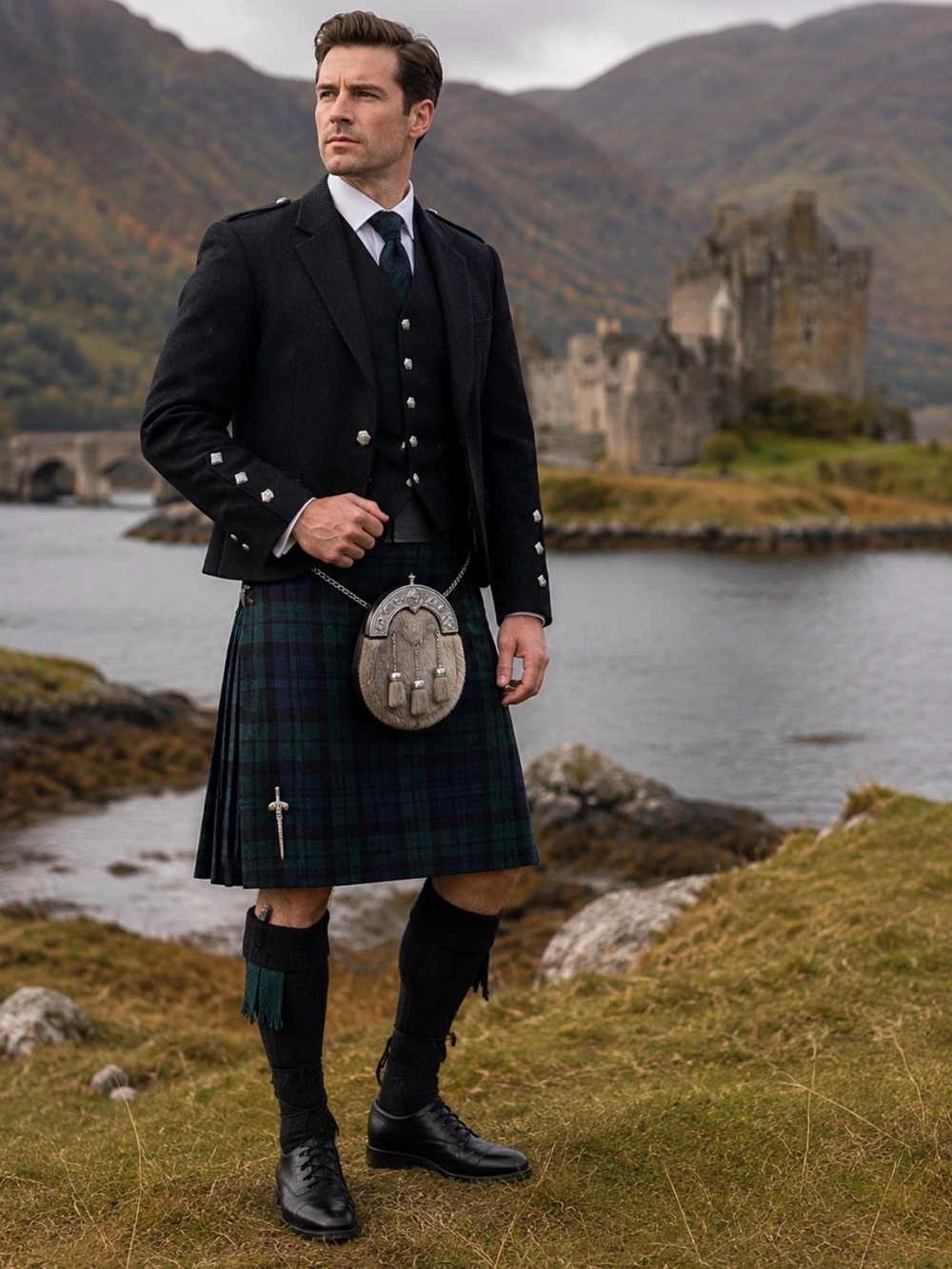 Men’s kilt Scottish in a waist size 40